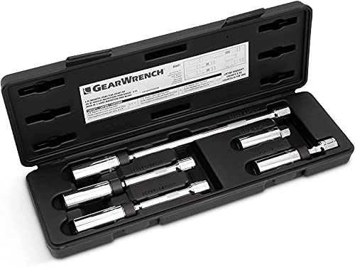 GEARWRENCH 5 Pc. 3/8" Drive 6 Pt. Magnetic Swivel Spark Plug Socket Set, 80601 , Black - Image 6