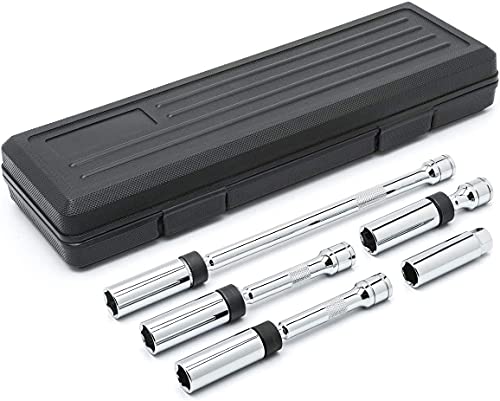GEARWRENCH 5 Pc. 3/8" Drive 6 Pt. Magnetic Swivel Spark Plug Socket Set, 80601 , Black - Image 7
