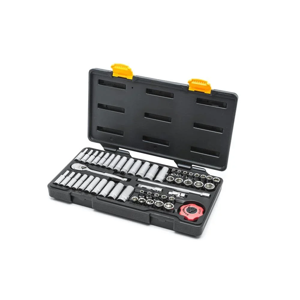 GEARWRENCH 51 Pc. 1/4 Inch Drive 6 Pt. 120XP Mechanics Tool Set, Standard & Deep, SAE/Metric - 80300P - Image 9