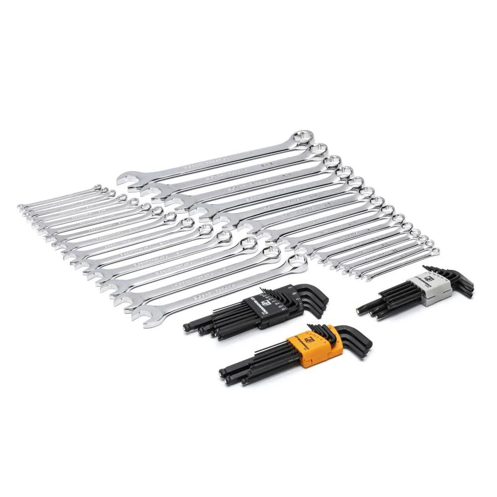 GEARWRENCH GWMSCWS6SAEMM 59 Piece 6 Point Combination Wrench and Hex Key Set in Foam Storage Tray - Image 7