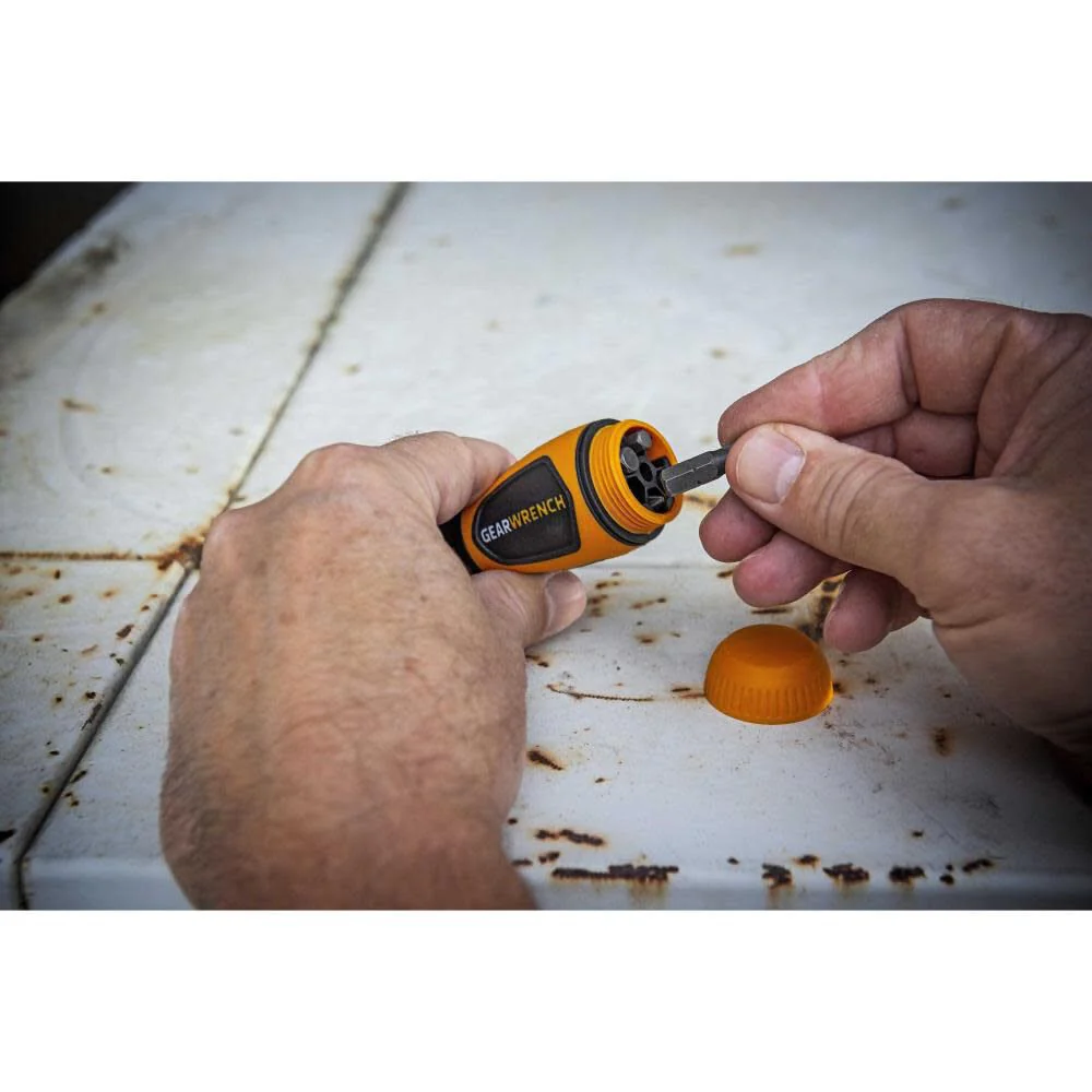 GEARWRENCH 6-in-1 Stubby Ratcheting Multi-Bit Driver - 80061R - Image 3
