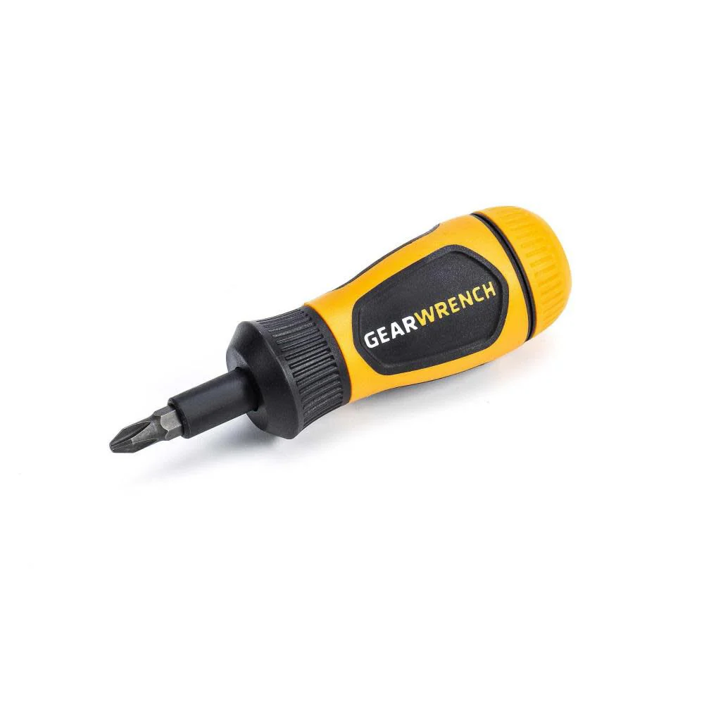 GEARWRENCH 6-in-1 Stubby Ratcheting Multi-Bit Driver - 80061R - Image 5