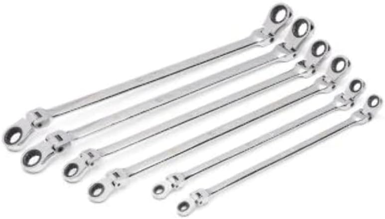 GEARWRENCH 86830 6 Piece 90-Tooth 12 Point Metric GearBox Double Flex Ratcheting Wrench Set - Image 3