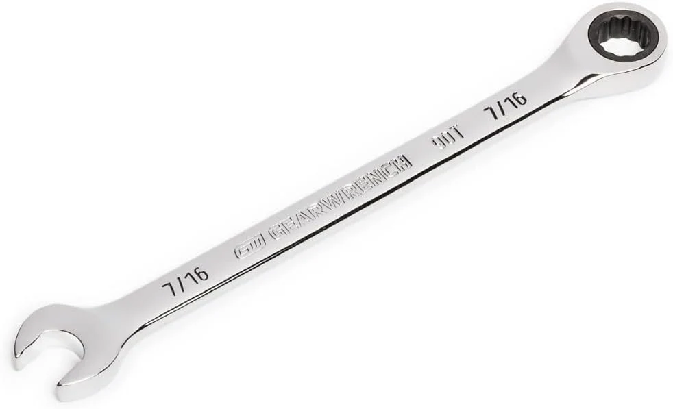 GEARWRENCH 7/16" 4 Degree Swing Arch 12 Point Ratcheting Combination Wrench - 86944 - Image 4