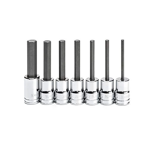 GEARWRENCH 7 Pc. 3/8" Drive Mid-Length Hex Bit Socket Set, SAE - 82529 - Image 11