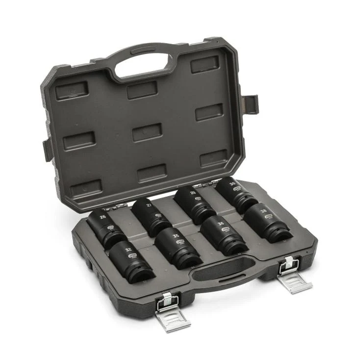 GEARWRENCH 8 Piece 3/4" Drive 6 Point Deep Metric Impact Socket Set | 26mm-38mm | 84032 - Image 4