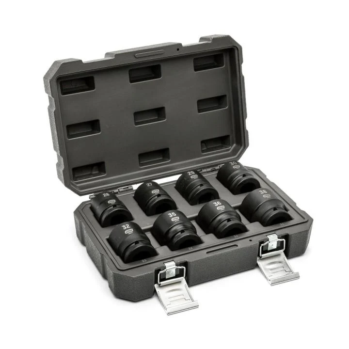 GEARWRENCH 8 Piece 3/4" Drive 6 Point Metric Impact Socket Set | 26mm - 38mm | 84030 - Image 4