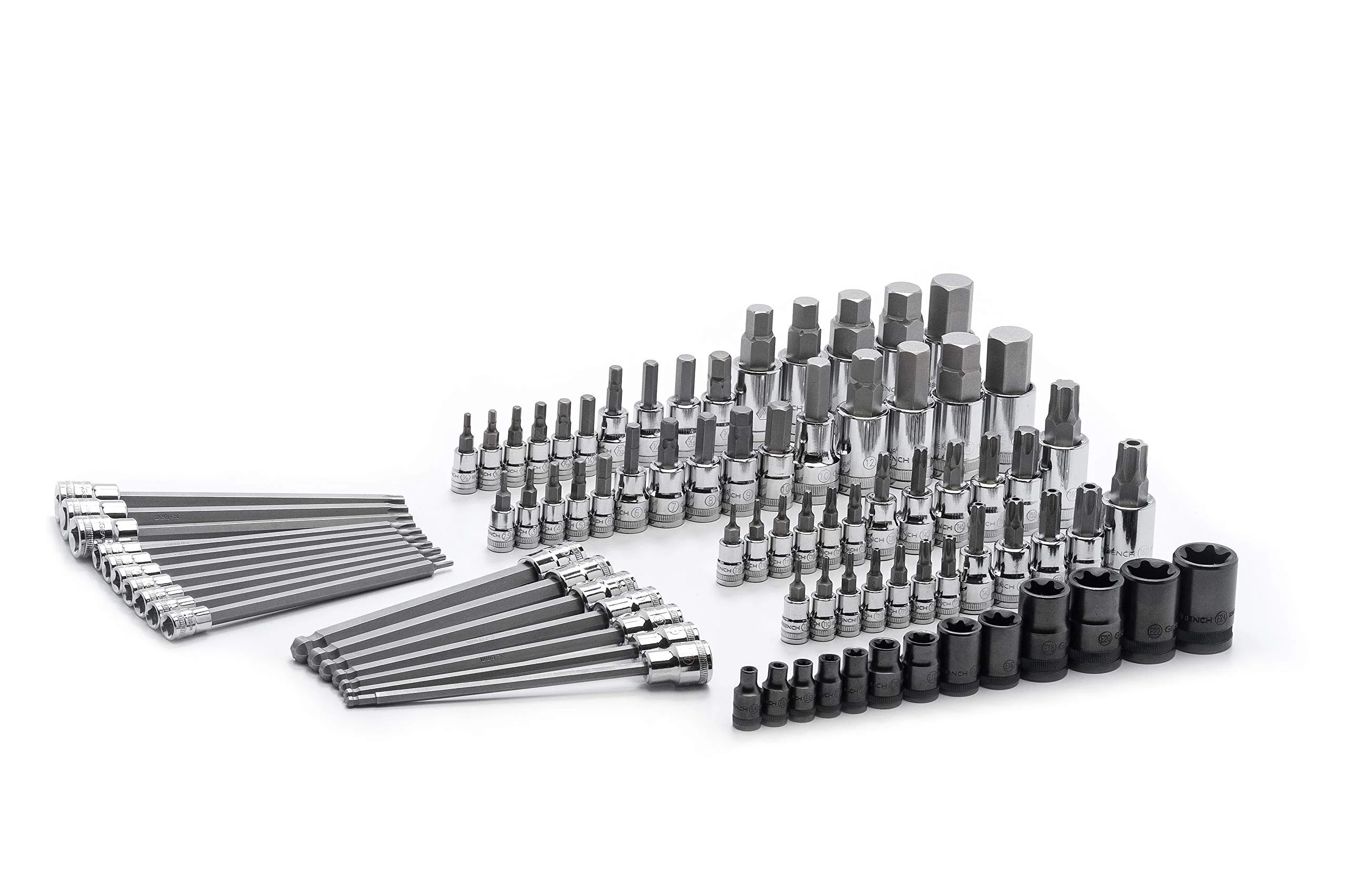 GEARWRENCH 80742 84 Pc. Master SAE/Metric Hex And Torx Bit Socket Set