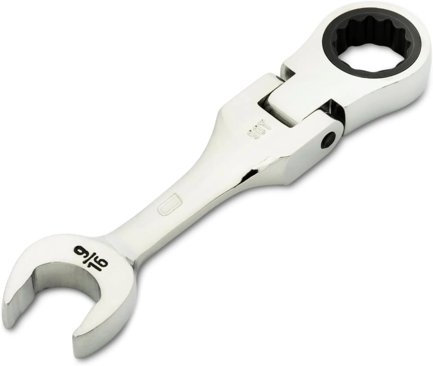 GEARWRENCH (86874) 9/16" 90-Tooth 12 Point Stubby Flex Combination Ratcheting Wrench - Image 2
