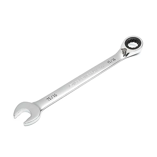 GEARWRENCH 90T 15/16" Reversible Ratcheting Combination Wrench - 86652, Large - Image 2