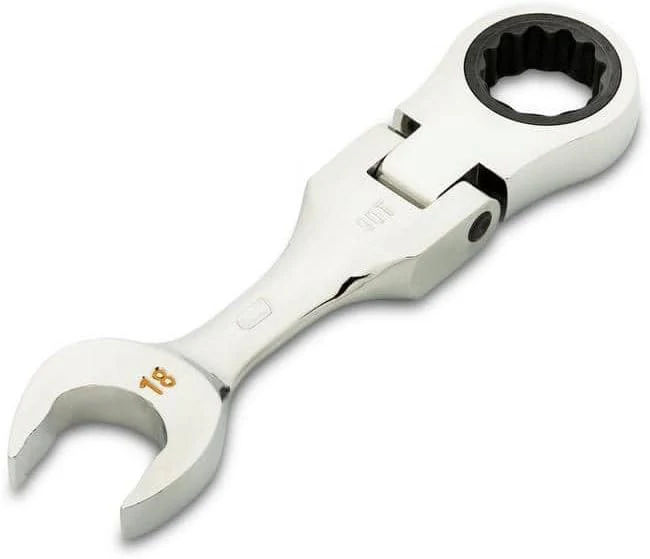 GEARWRENCH 90t 18mm Stubby Flex Ratcheting Wrench - 86868 - Image 2