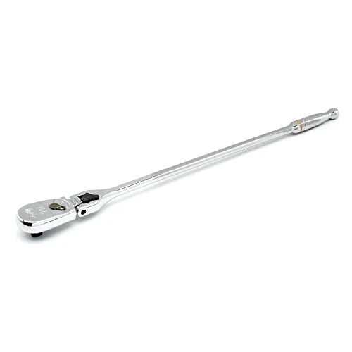 GEARWRENCH 1/2in Drive 90-Tooth Locking Flex Head Teardrop Ratchet 24in - Image 3