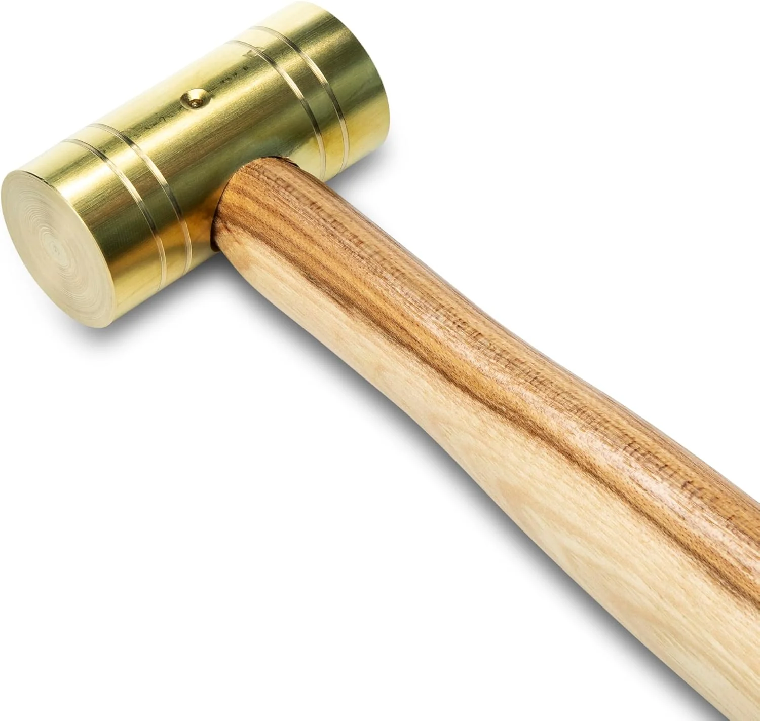 GEARWRENCH 81-111G Brass Hammer with Hickory Handle - 1 lb. - Image 3