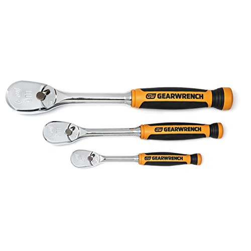 GEARWRENCH Drive Tooth Full Polish Flex-Head RATCHET Set - Image 15
