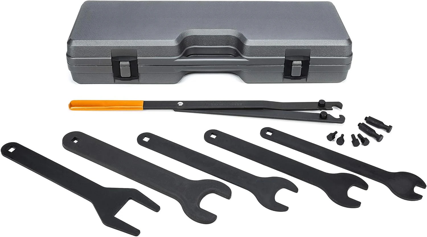 GEARWRENCH Fan Clutch Service Set, Fan Nut Wrenches, Pully Holder, Blow Mold Case- 41580D - Image 2