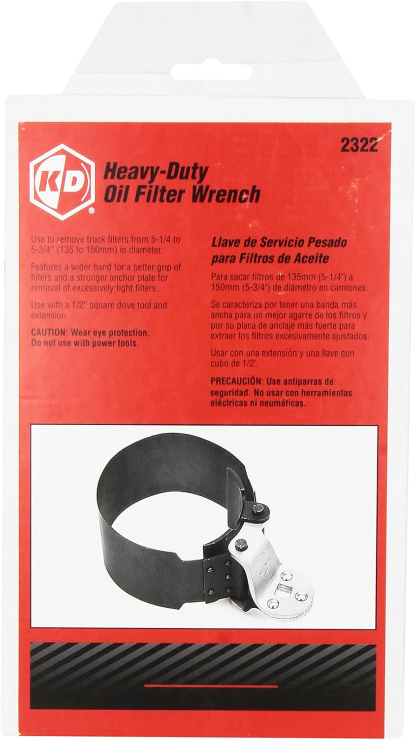 GEARWRENCH Heavy Duty Oil Filter Wrench | 5-1/4" to 5-3/4" | 2322D - Image 2