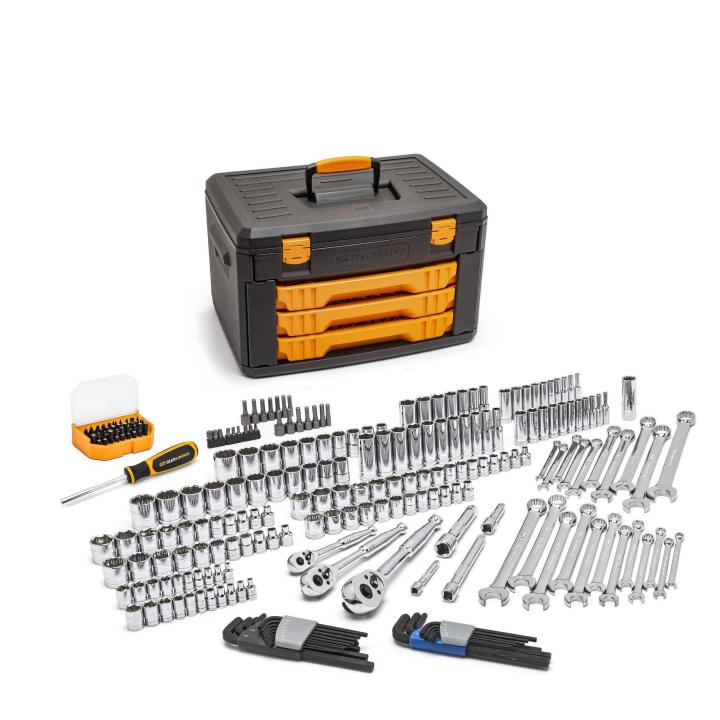 GEARWRENCH 219 Pc. Mechanics Tool Set in 3 Drawer Storage Box - 80940 - Image 2