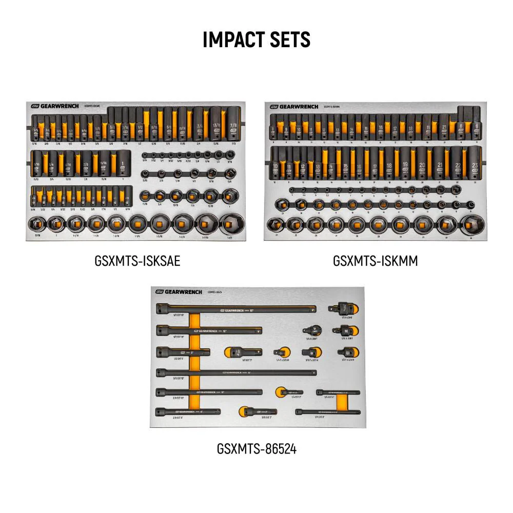 GEARWRENCH MEGAMOD 1024 Piece Master Mechanics Tool Set in Premium Modular Foam Trays with Tool Storage - Image 6