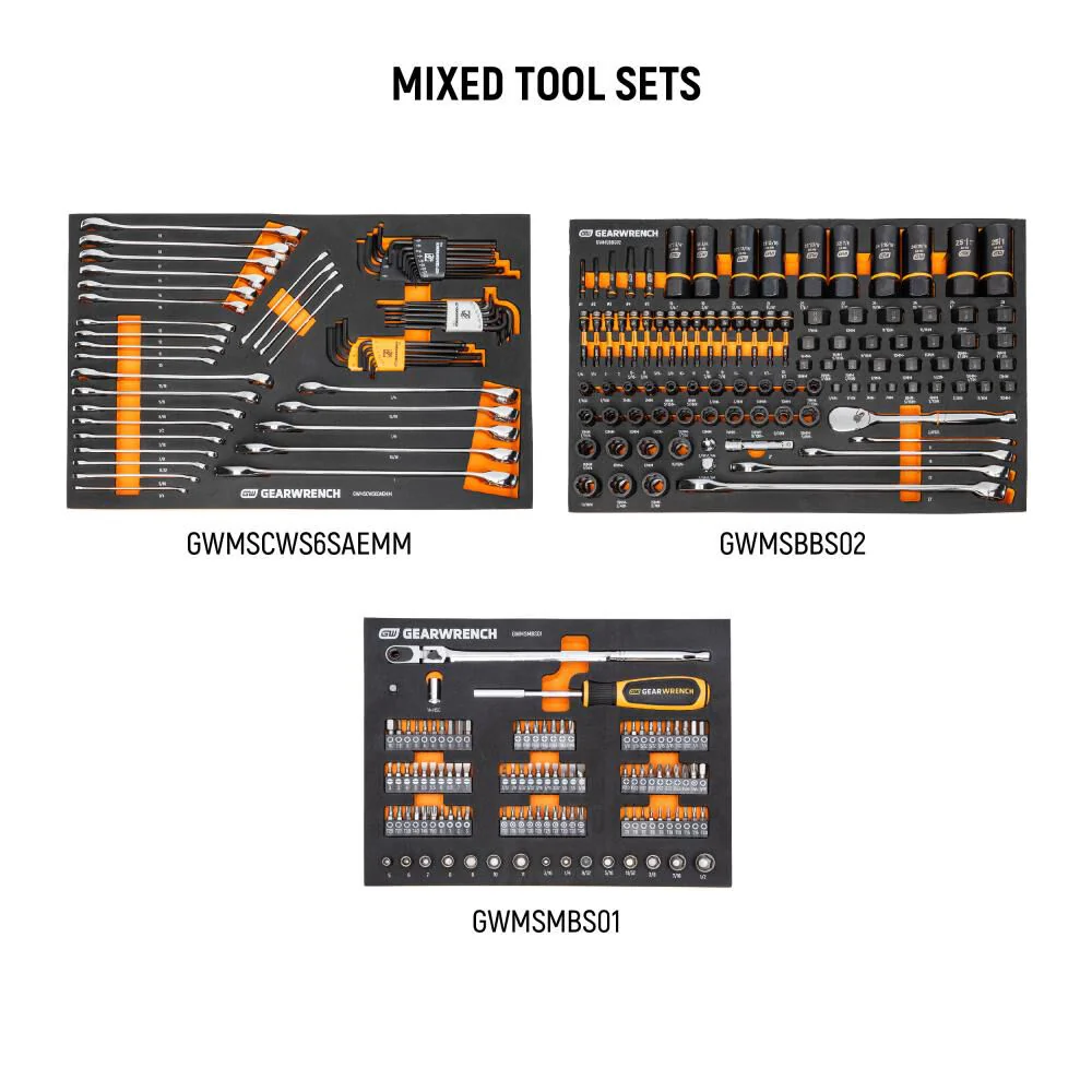 GEARWRENCH MEGAMOD 791-Piece Mechanics Tool Set in Premium Modular Foam Trays with Tool Storage - Image 6