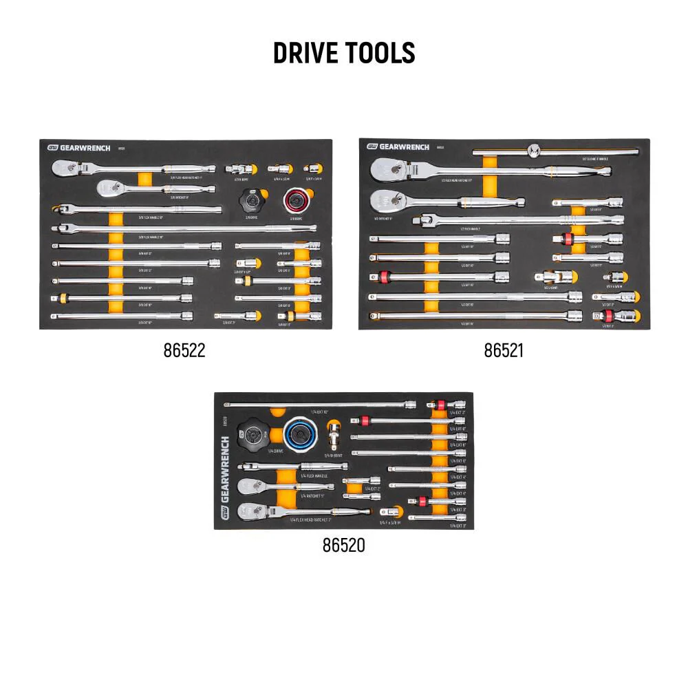 GEARWRENCH MEGAMOD 791-Piece Mechanics Tool Set in Premium Modular Foam Trays with Tool Storage - Image 7
