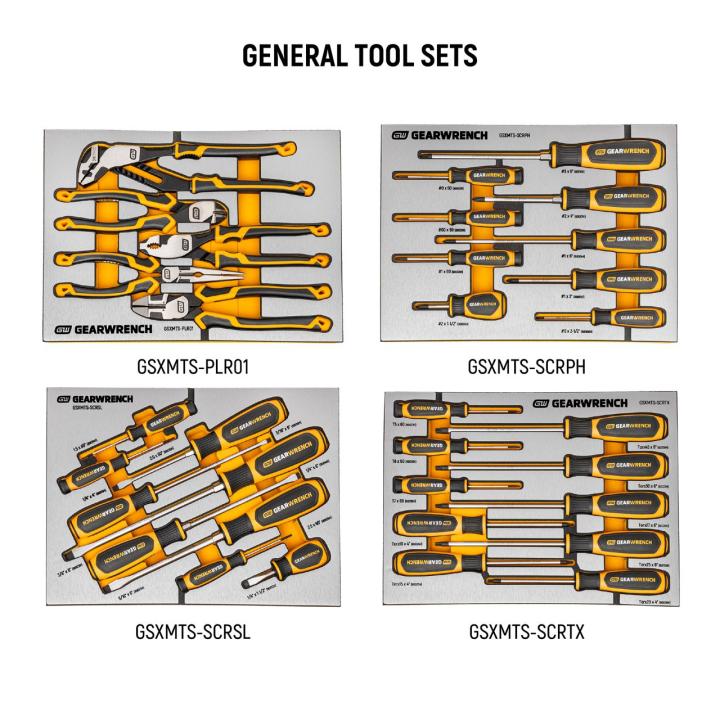 GEARWRENCH MEGAMOD 873 Piece Mechanics Tool Set in Premium Modular Foam Trays with Tool Storage - Image 5