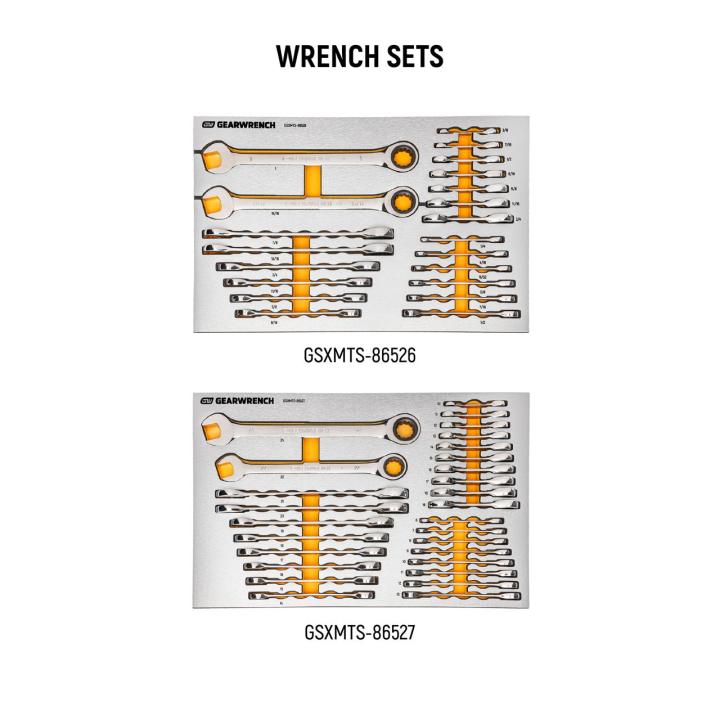 GEARWRENCH MEGAMOD 873 Piece Mechanics Tool Set in Premium Modular Foam Trays with Tool Storage - Image 8