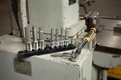 GEARWRENCH Mid Length Hex Bit Socket Set 1/2 Drive 8 Piece SAE | 82585 - Image 8