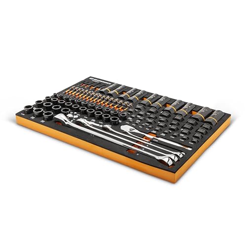 GEARWRENCH 97 Piece 1/4�, 3/8�, 1/2� Drive Bolt Biter Mechanics Tool Set in Foam Storage Tray - GWMSBBS02 - Image 3