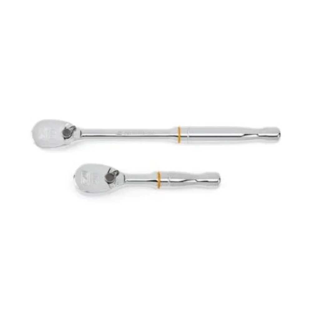 GEARWRENCH - 2 Pc. 3/8" Drive 90-Tooth Compact Head Teardrop Ratchet Set (81253T)