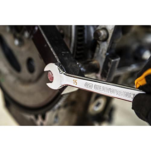 GEARWRENCH 16-Piece 90T 12 Point Metric Combination Ratcheting Wrench Set - Image 5
