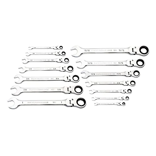 GEARWRENCH - Set Wr Rat Flex Comb 12Pt 90T 14Pc Sae (86759) - Image 2