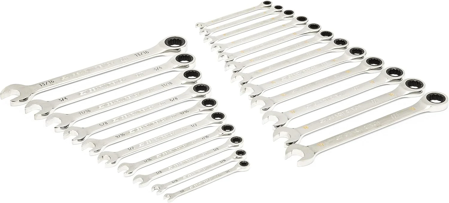 GEARWRENCH 44 Piece 90-Tooth SAE/Metric Ratcheting Wrench and Hex Key Set - 86528 - Image 8