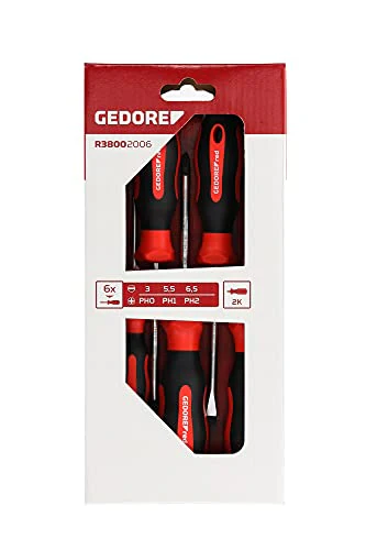 GEDORE RED 2C Screwdriver Set PH+SL 6pcs - Image 4