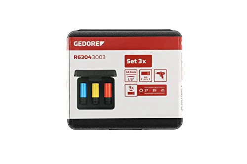 GEDORE RED Impact screwdriver socket set 1/2 3pcs - Image 5