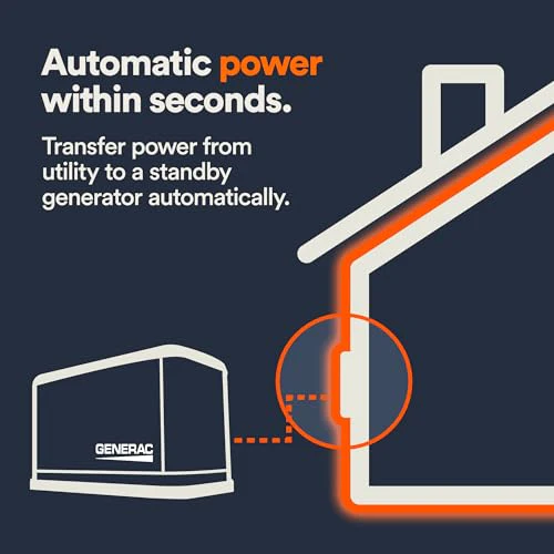 Generac 100 Amp Single Phase Generator Automatic Transfer Switch - Service Entrance Rated - NEMA 3R Outdoor Rated Aluminum Enclosure - Power Management for Indoor and Outdoor Use - Image 5