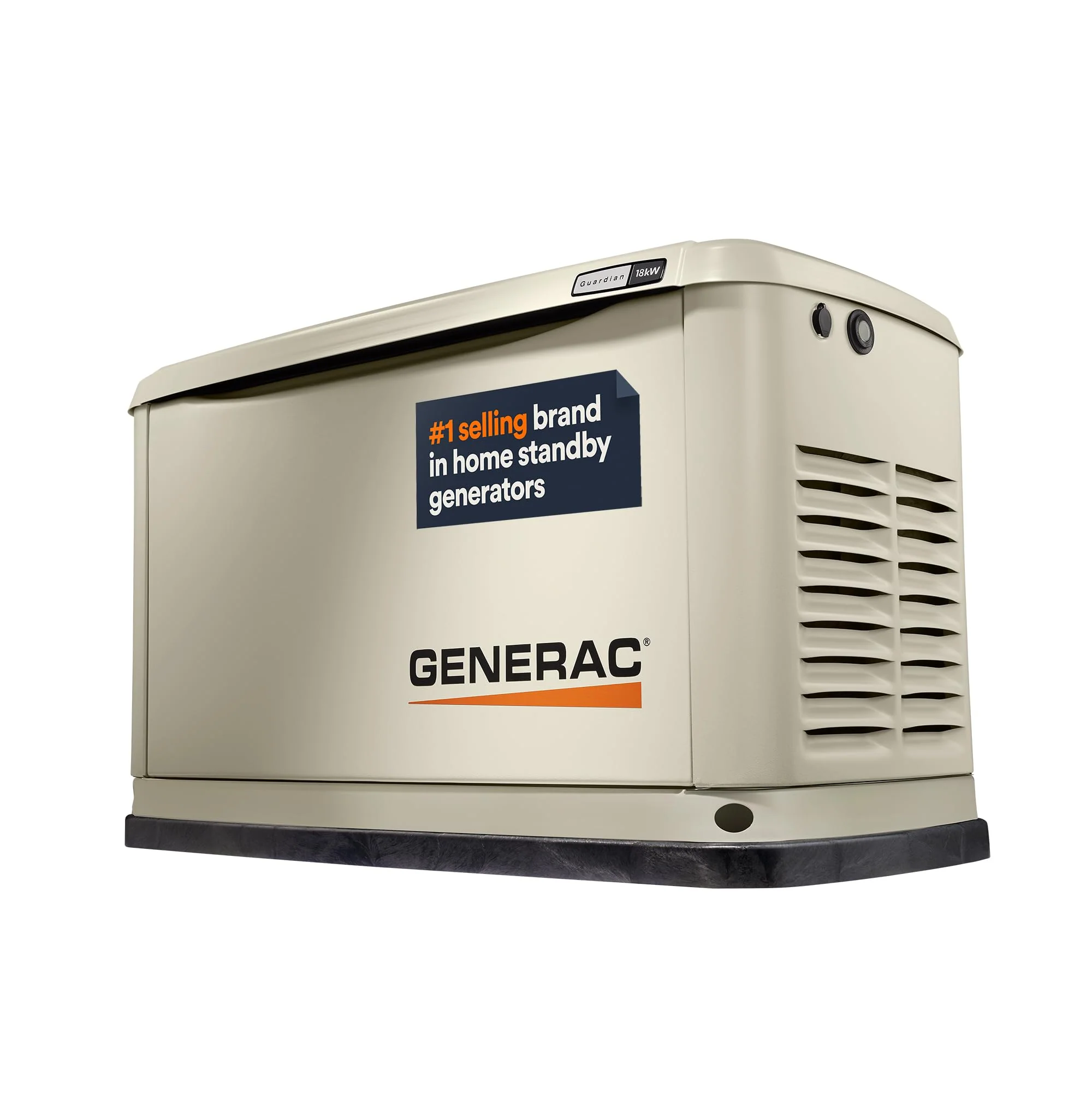 Generac 7226 Guardian 18kW Home Standby Generator, Durable All Aluminum, WiFi Enabled with G-Force Engine, Easy to Use, Whole House Power Backup, Smart Outage Solution - Bisque