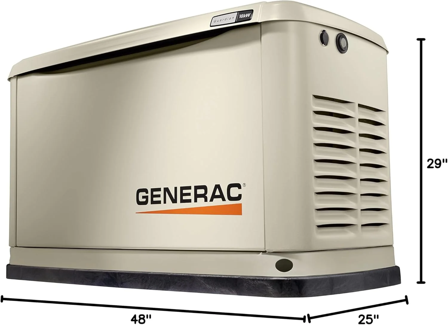 Generac 7226 Guardian 18kW Home Standby Generator, Durable All Aluminum, WiFi Enabled with G-Force Engine, Easy to Use, Whole House Power Backup, Smart Outage Solution - Bisque - Image 8