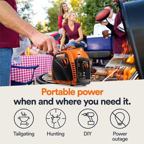 Generac Portable Inverter Generator 2500i with COsense 50ST (Model GP2500i) - Image 8