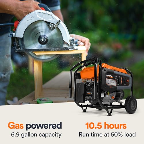 Generac 6,500-Watt Portable Generator GP6500 (Model 7683) - Image 8