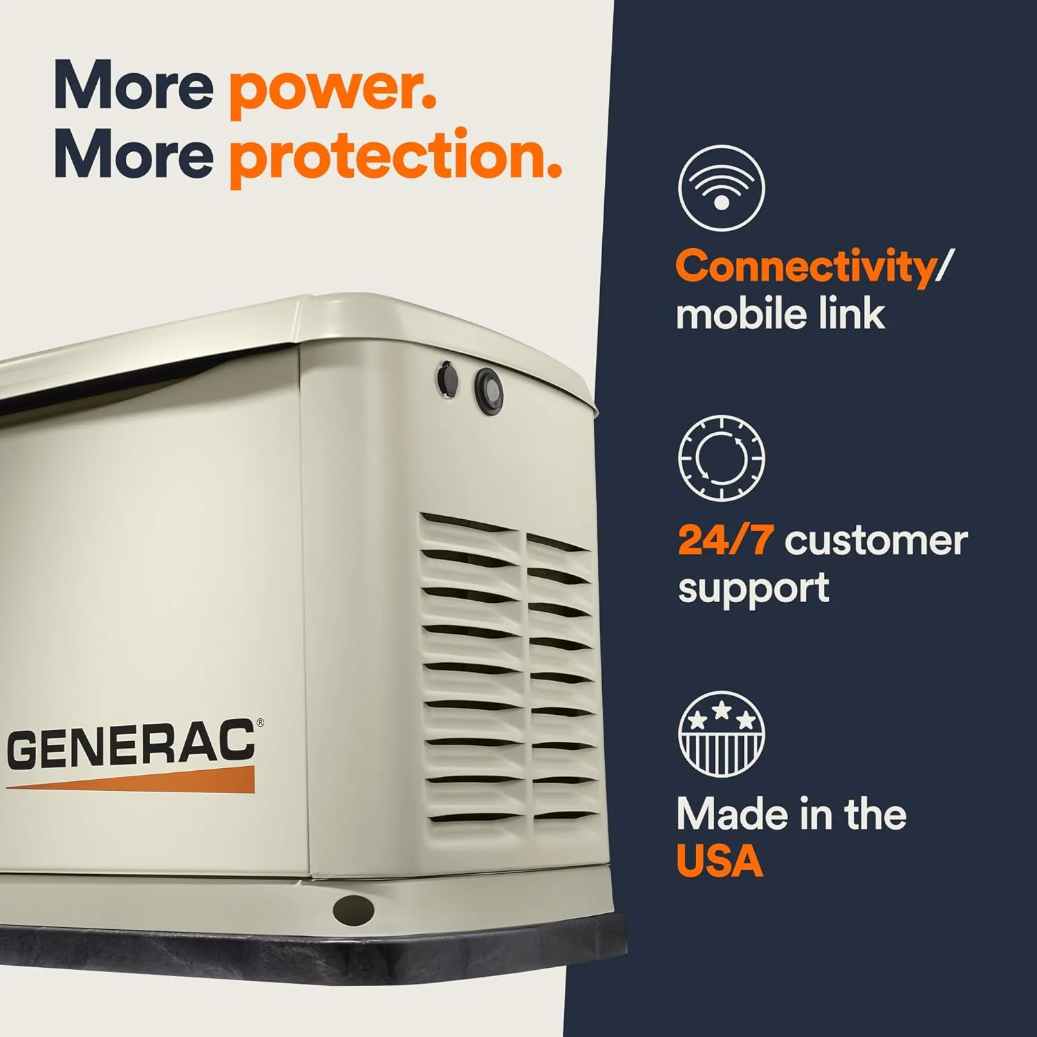 Generac 7223 Guardian 14kW Home Standby Generator – Aluminum Enclosure, Wi-Fi Enabled, G-Force Engine, Whole House Backup - Image 7