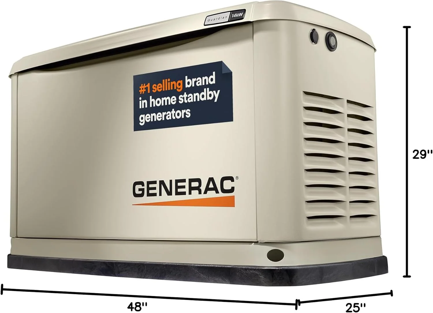 Generac 7223 Guardian 14kW Home Standby Generator – Aluminum Enclosure, Wi-Fi Enabled, G-Force Engine, Whole House Backup - Image 8