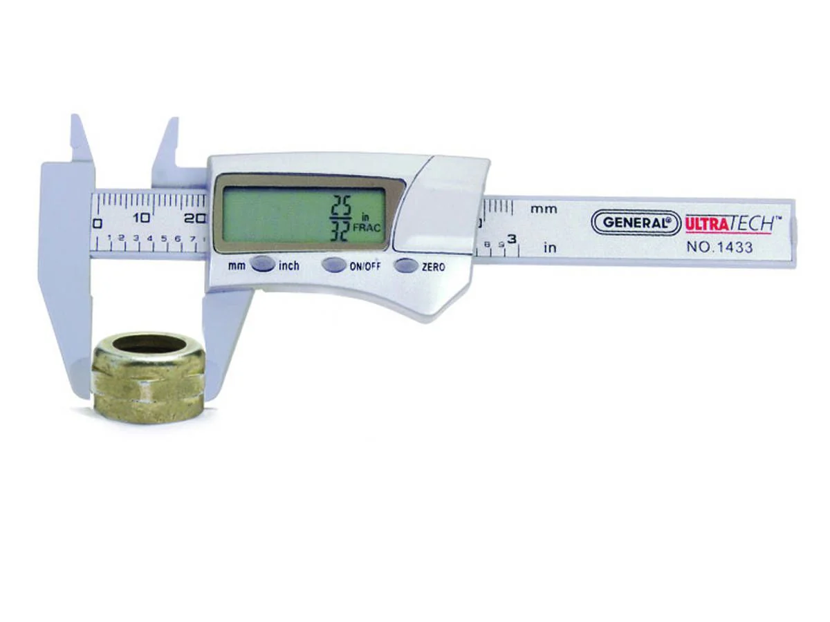General Tools 3 In. Carbon Fiber Digital Caliper - Image 2