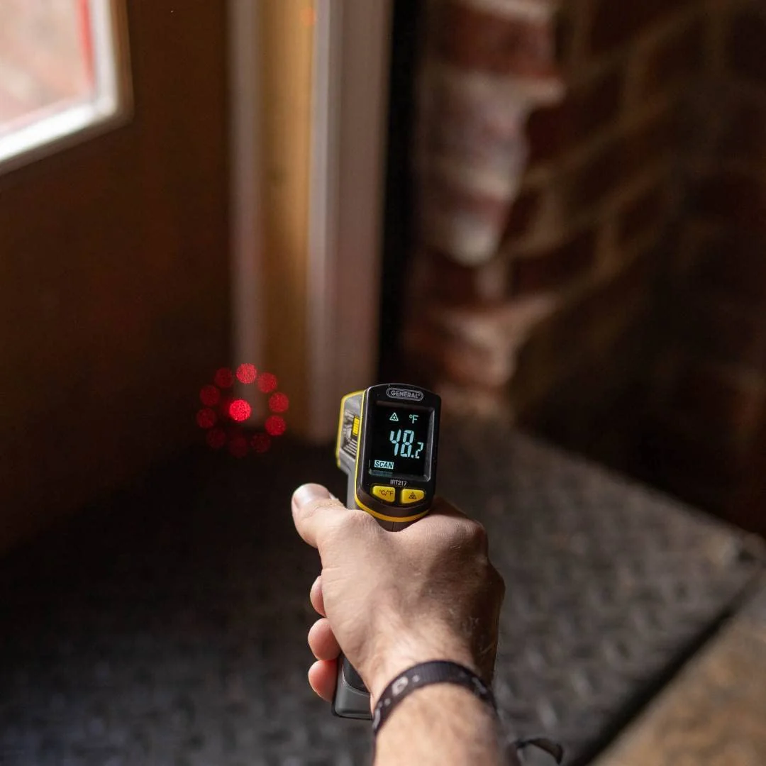 General Tools Non-Contact Infrared Thermometer, 10:1 Distance to Spot Ratio - Image 6