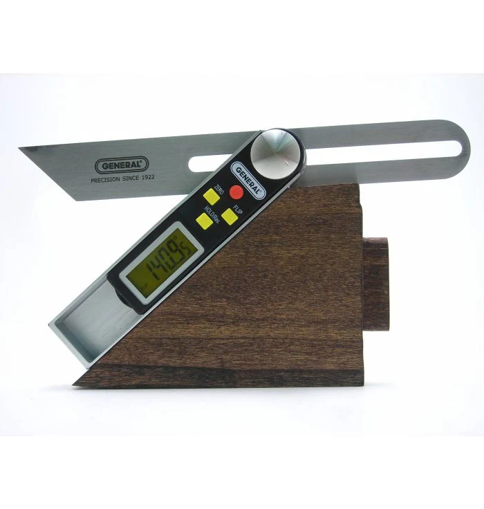General Tools 828 T-Bevel Gauge & Protractor, Digital Angle Finder with Full LCD Display & 8" Stainless Steel Blade - Image 3