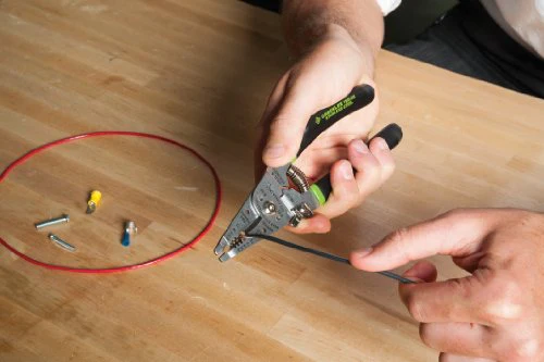 Greenlee 1955-SS Stainless Steel Wire Stripper for 10-18 AWG Solid and 12-20 AWG Stranded, Heavy-Duty Stripper, Cutter, and Crimper Tool - Image 4