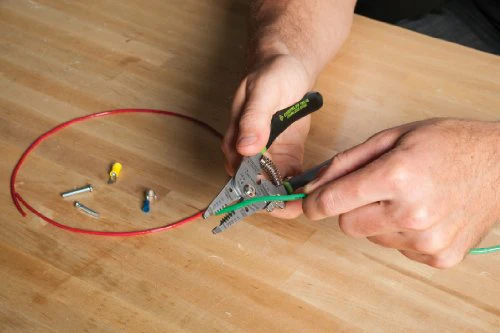 Greenlee 1955-SS Stainless Steel Wire Stripper for 10-18 AWG Solid and 12-20 AWG Stranded, Heavy-Duty Stripper, Cutter, and Crimper Tool - Image 5