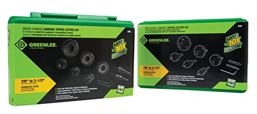 Greenlee 628 Carbide Cutter Set, 6 Piece Set - Image 4