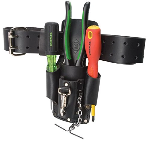 Greenlee Heavy Duty 4 Pocket Leather Pouch - Image 3