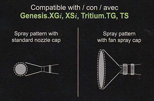 Grex 0.5mm Fan Spray Cap & Nozzle Kit [for TG, TS, XGi & XSi Airbrushes] #TFK-5 - Image 2