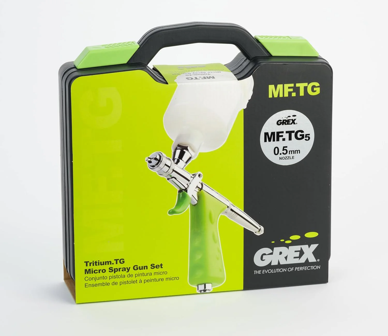 Grex MF.TG5 Micro Spray Gun Set - TG5, Top Fed, 0.5mm Nozzle - Image 2